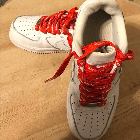 Air Force 1 Supreme Nike white size 5.5 - Picture 2 of 8